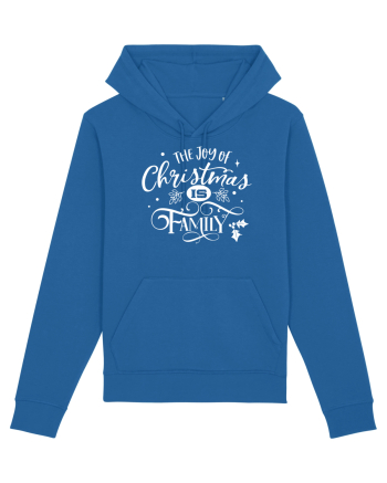 The Joy of Christmas White Royal Blue