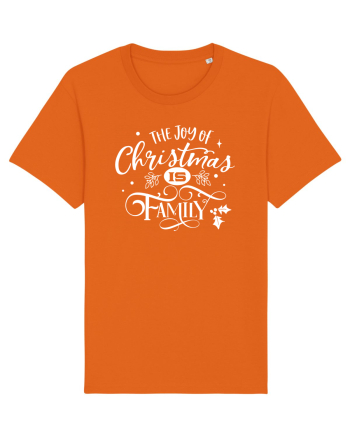 The Joy of Christmas White Bright Orange