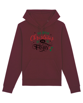 The Joy of Christmas is Family Burgundy