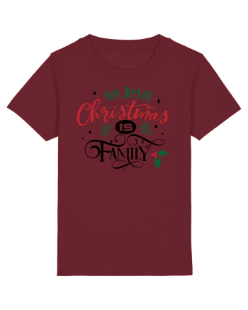 The Joy of Christmas is Family Burgundy