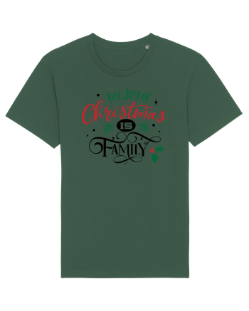 The Joy of Christmas is Family Bottle Green