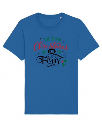 The Joy of Christmas is Family Royal Blue