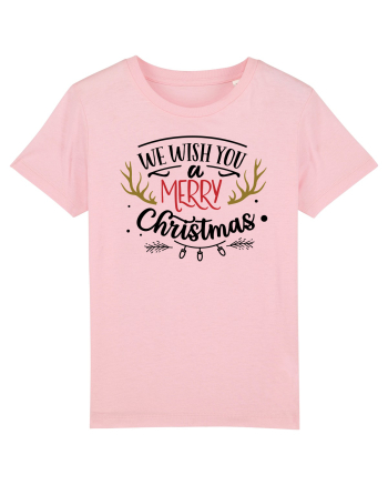 We Wish You a Merry Xmas Full Cotton Pink