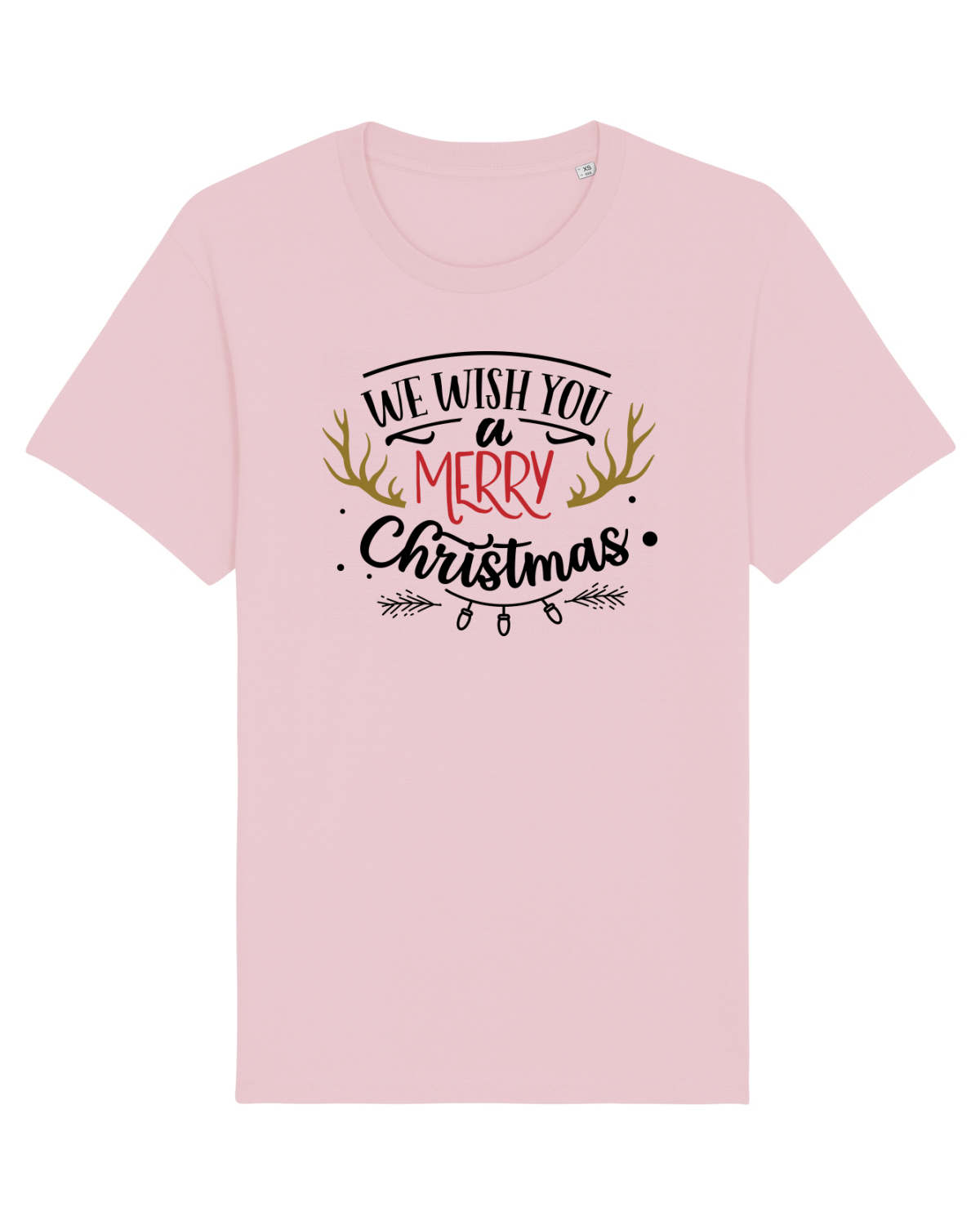 Tricou mânecă scurtă Unisex Rocker Cotton Pink