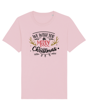 We Wish You a Merry Xmas Full Cotton Pink