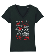Cardinal Heaven Xmas Tricou mânecă scurtă guler V Damă Evoker