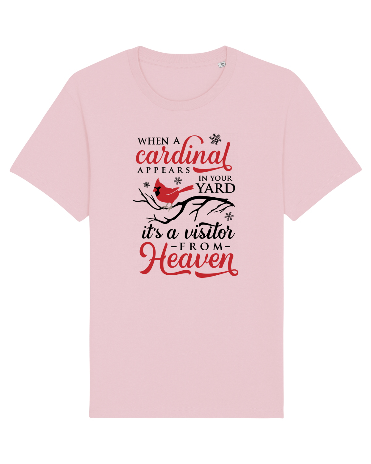 Tricou mânecă scurtă Unisex Rocker Cotton Pink