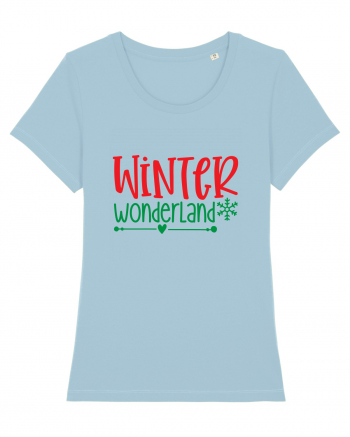 Winter Wonderland Colored Sky Blue