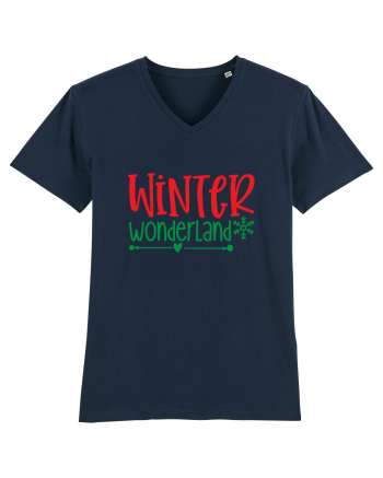 Winter Wonderland Colored French Navy