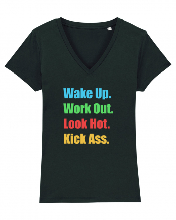 Wake Up. Work Out. Look Hot. Kick Ass Black