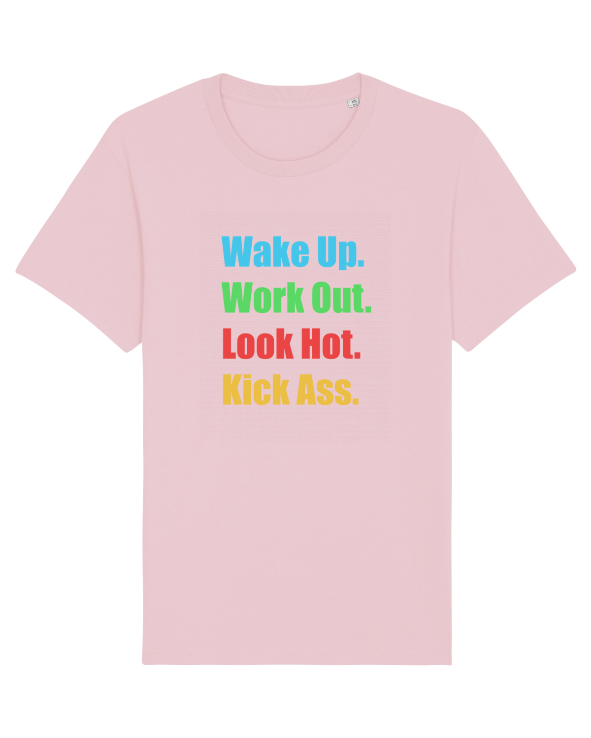 Tricou mânecă scurtă Unisex Rocker Cotton Pink