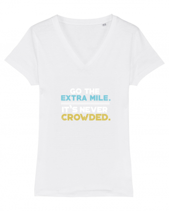 Go the extra mile White