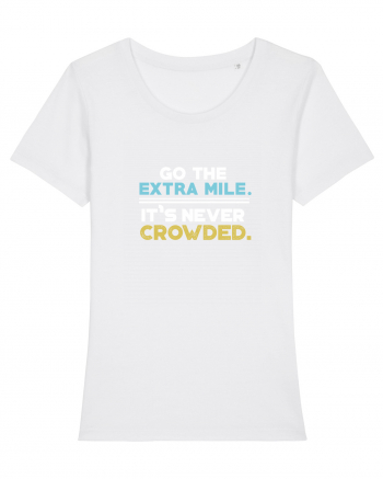Go the extra mile White