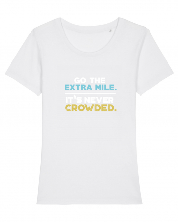 Go the extra mile White