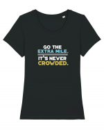 Go the extra mile Tricou mânecă scurtă guler larg fitted Damă Expresser