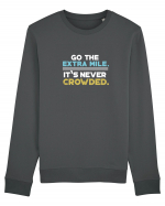 Go the extra mile Bluză mânecă lungă Unisex Rise