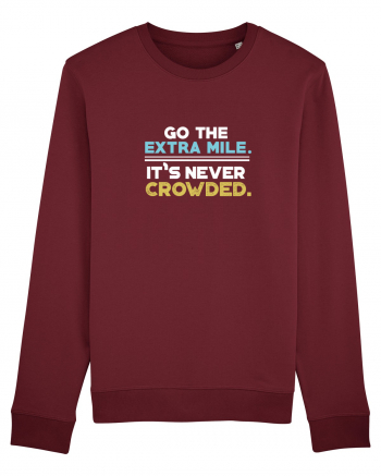 Go the extra mile Burgundy