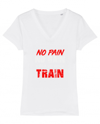 No pain no gain White