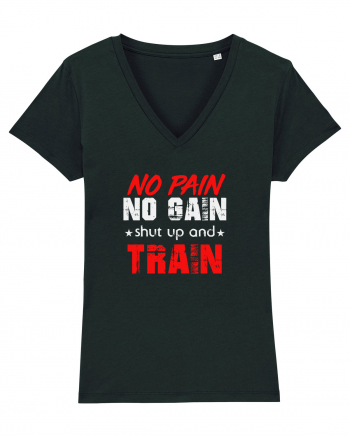 No pain no gain Black