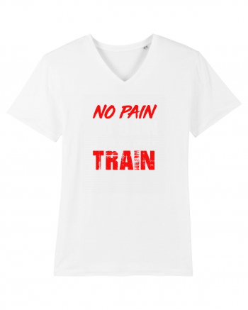 No pain no gain White