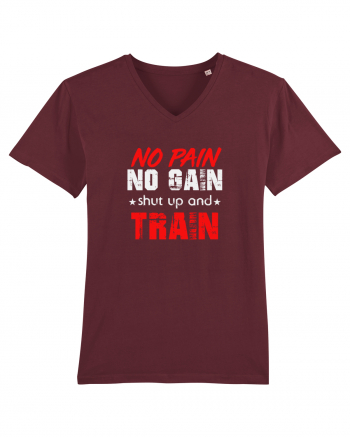 No pain no gain Burgundy