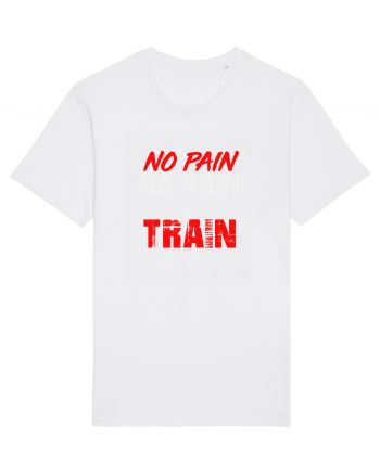 No pain no gain White