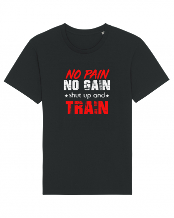 No pain no gain Black