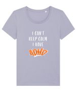 ADHD Tricou mânecă scurtă guler larg fitted Damă Expresser