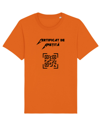 Certificat de Ametita Bright Orange