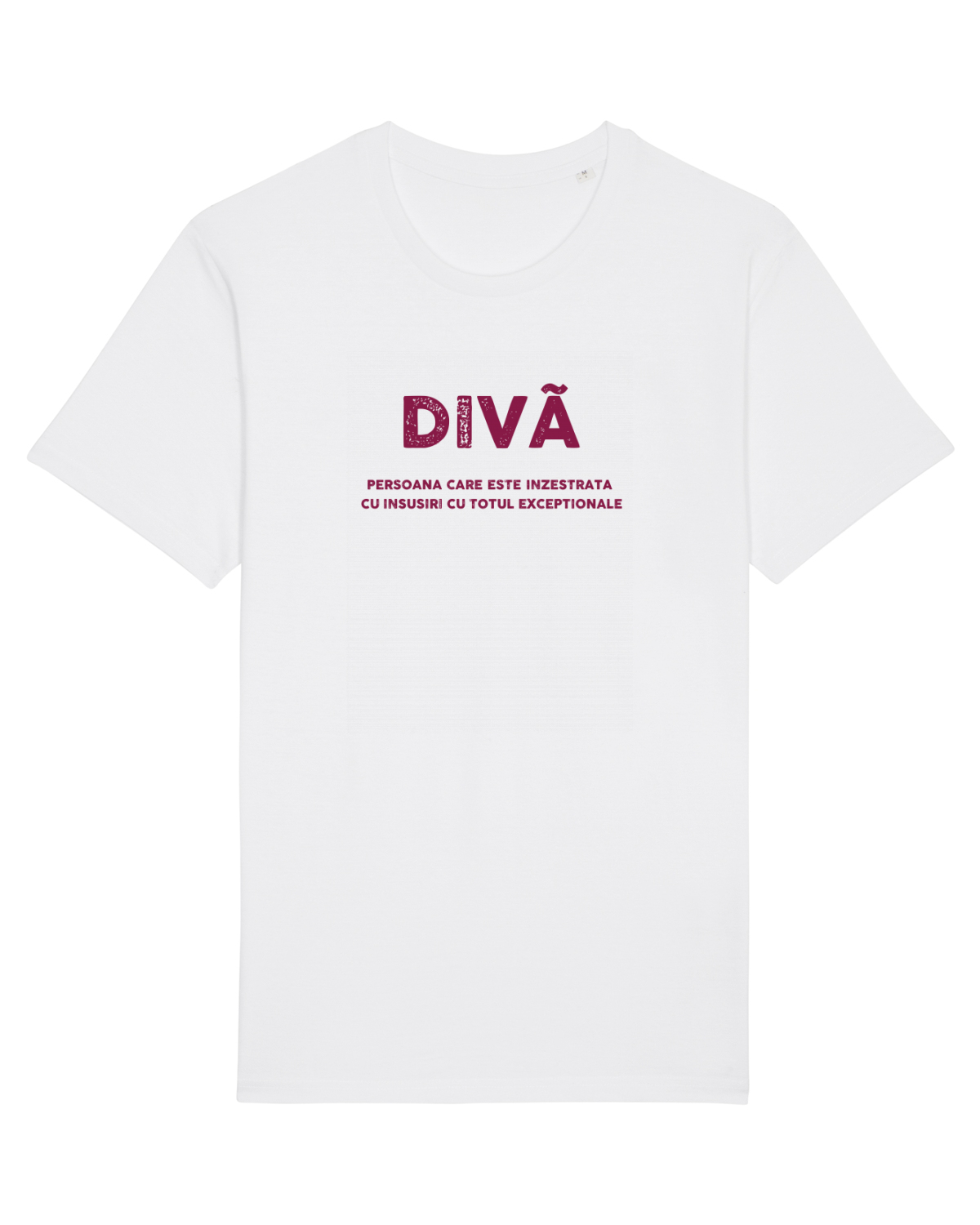 Tricou mânecă scurtă Unisex Rocker White