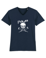 Jackass Tricou mânecă scurtă guler V Bărbat Presenter