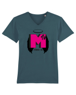Mafiot TV Tricou mânecă scurtă guler V Bărbat Presenter