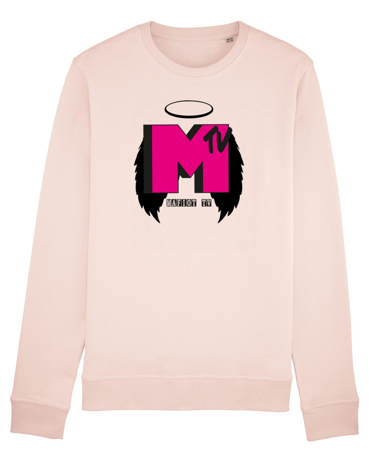 Bluză mânecă lungă Unisex Rise Candy Pink