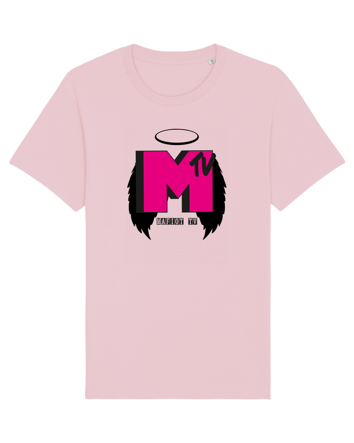 Tricou mânecă scurtă Unisex Rocker Cotton Pink