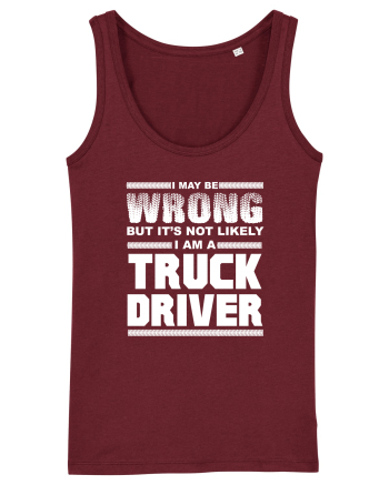 TRUCK DRIVER Burgundy