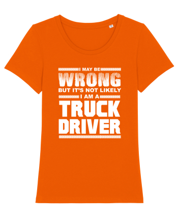 TRUCK DRIVER Bright Orange