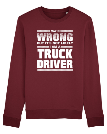 TRUCK DRIVER Burgundy
