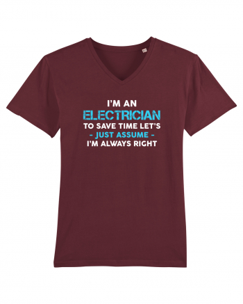 ELECTRICIAN Burgundy