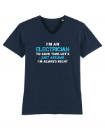 ELECTRICIAN Tricou mânecă scurtă guler V Bărbat Presenter