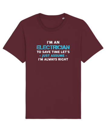 ELECTRICIAN Burgundy