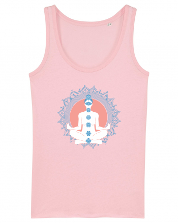 Yoga Lotus Albastru Chakra Cotton Pink