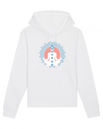 Yoga Lotus Albastru Chakra White