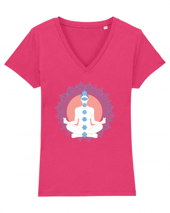 Yoga Lotus Albastru Chakra Raspberry