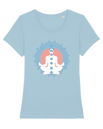 Yoga Lotus Albastru Chakra Sky Blue