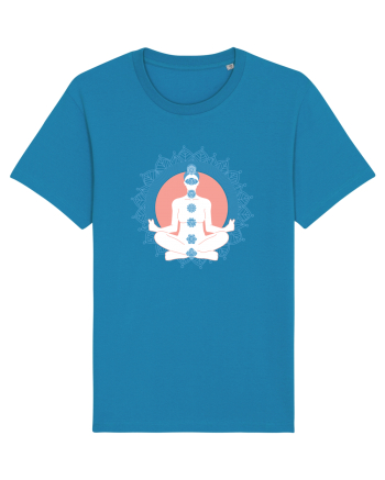 Yoga Lotus Albastru Chakra Azur