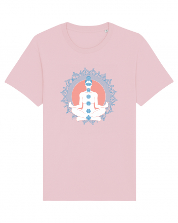 Yoga Lotus Albastru Chakra Cotton Pink