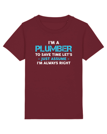 PLUMBER Burgundy