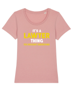 LAWYER Tricou mânecă scurtă guler larg fitted Damă Expresser