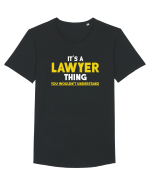 LAWYER Tricou mânecă scurtă guler larg Bărbat Skater