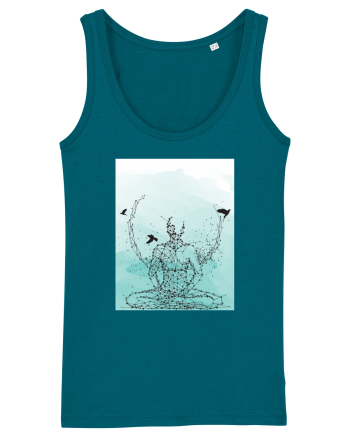 Yoga Lotus Abstract Ocean Depth
